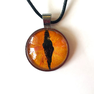 Dragon eye pendant (Fire dragon 2)