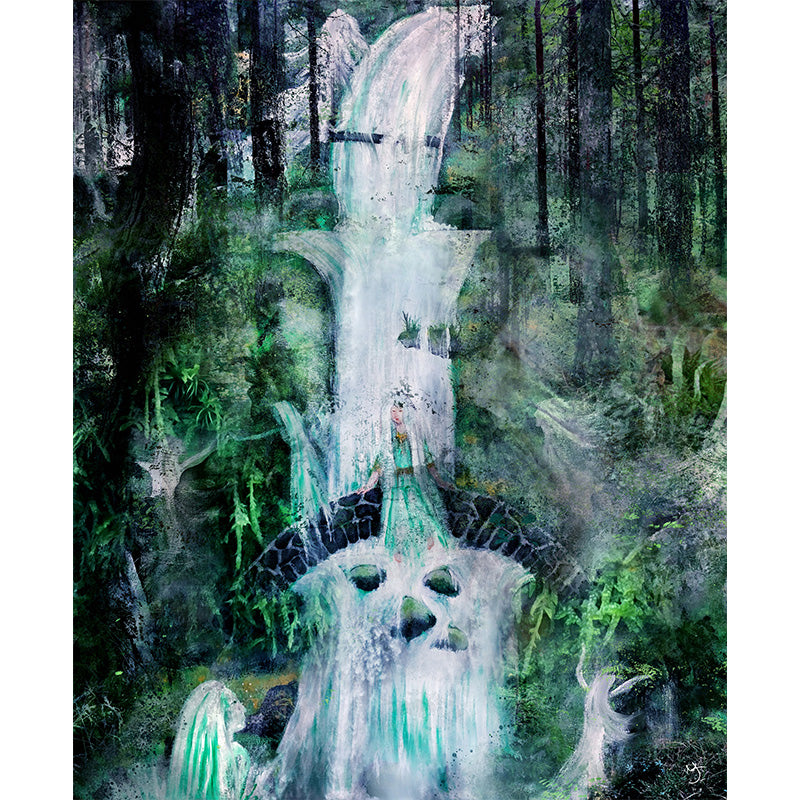 
                
                    Load image into Gallery viewer, Water spirit fall (fine art print)
                
            