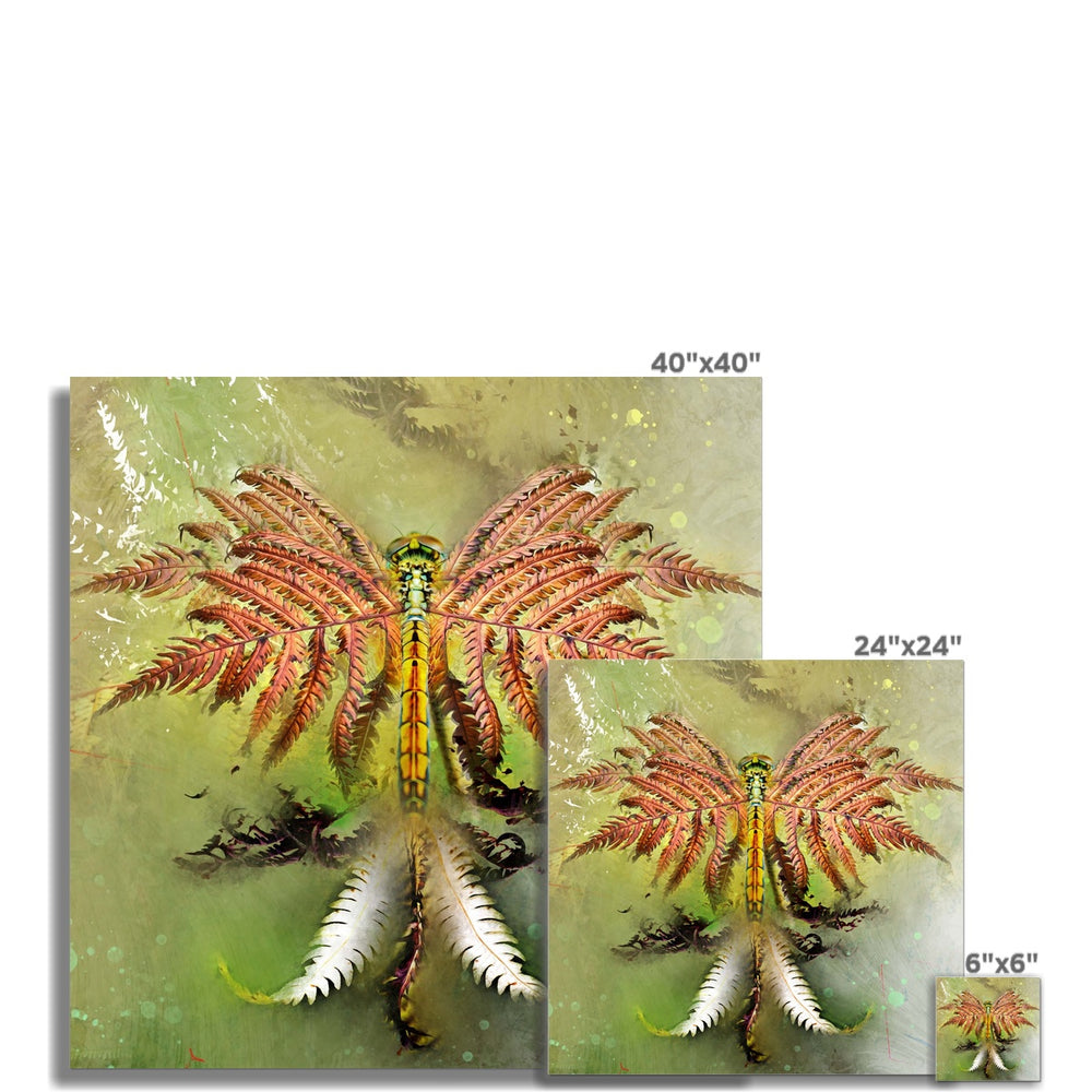 Fern Fantasies Dragonfly (fine art print)