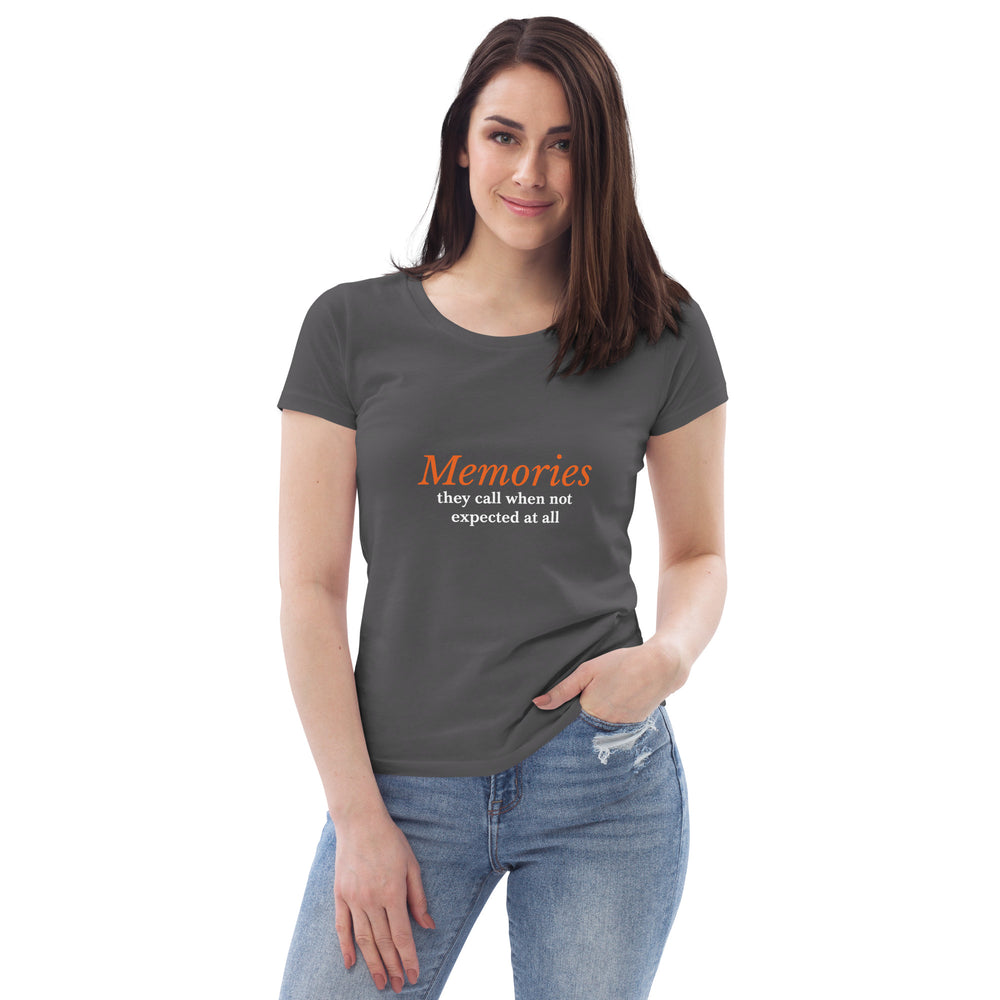 
                
                    Load image into Gallery viewer, Memories they call t-shirt (women&amp;#39;s fitted eco tee)
                
            
