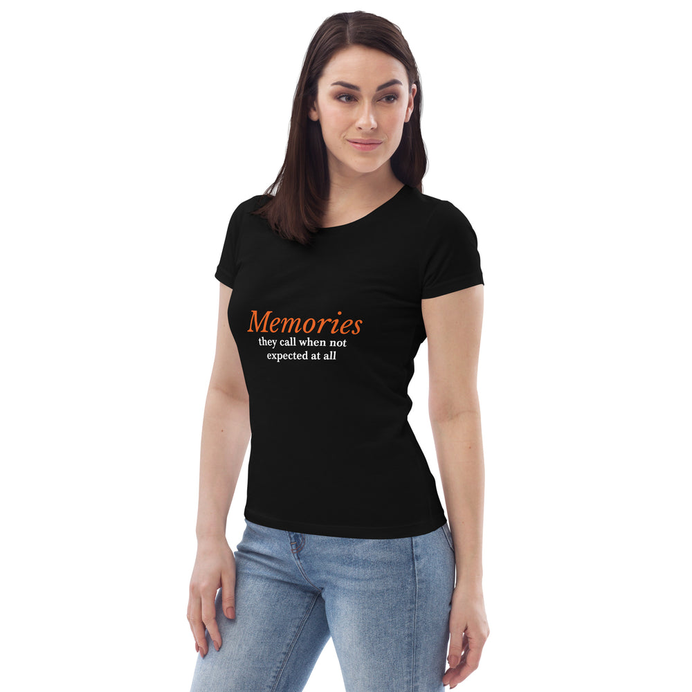 
                
                    Load image into Gallery viewer, Memories they call t-shirt (women&amp;#39;s fitted eco tee)
                
            