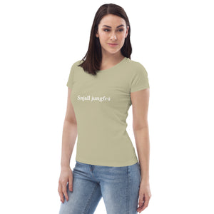 
                
                    Load image into Gallery viewer, Snjall jungfrú (women&amp;#39;s fitted eco tee)
                
            